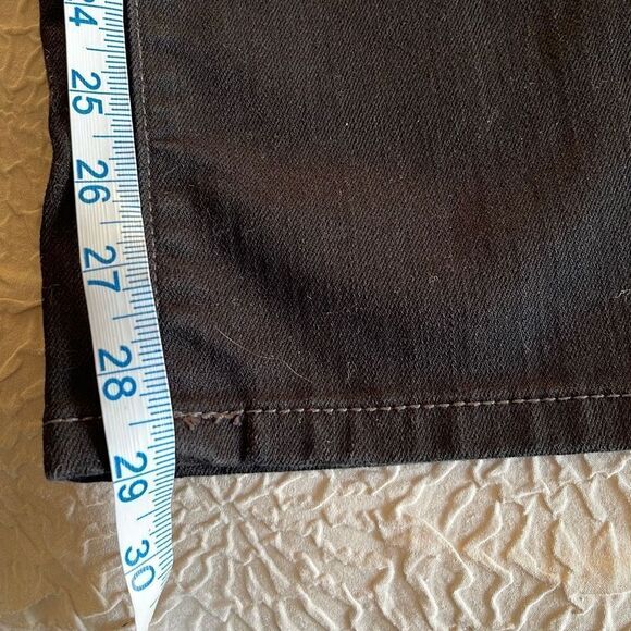 Chico's Platinum Denim Women’s Ultimate Boot Leg Stretch Black Size 2 Short/12 - Picture 8 of 10